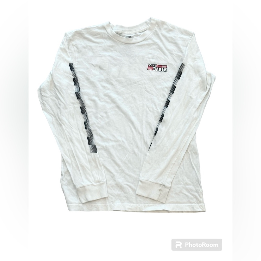NOYS VANS X BAKER SPEED CHECK LONG SLEEVE T-SHIRT - Youth S - Picture 3 of 5